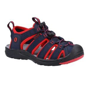 Cotswold Childrens/Kids Marshfield Recycled Sandals / Navy/Red